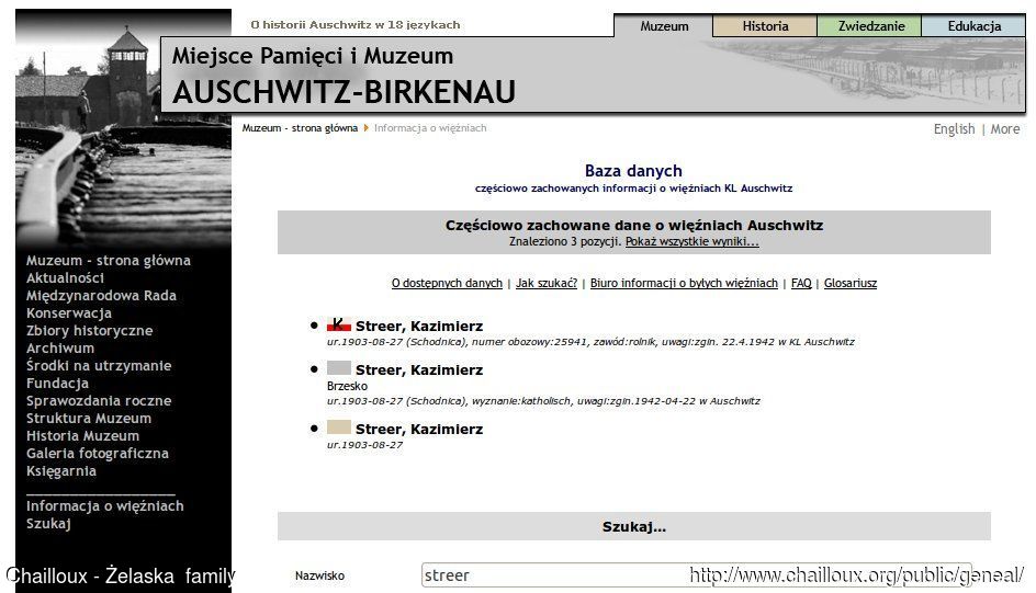 DOC Streer 2012 (KL Auschwitz) Kazimierz
