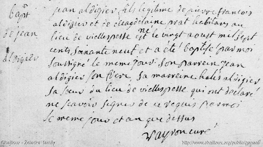 EC15 Vieillespesse 1769-08-20 (B) Jean Aldigier