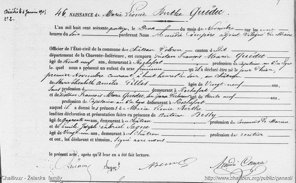 EC17 LeChateauDOleron 1874-11-02 (B) Marie Quedec