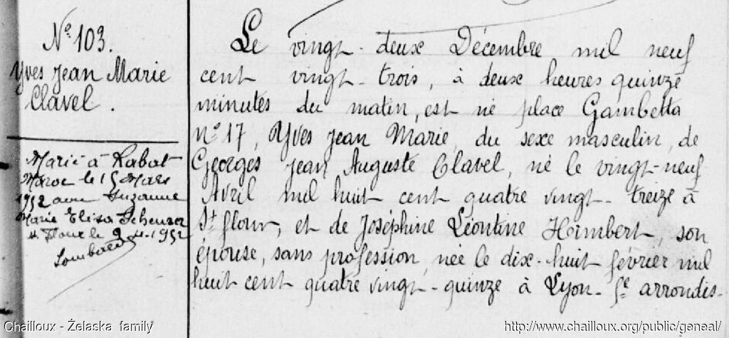 EC15 StFlour 1923-12-22 (B) Yvon Clavel 1