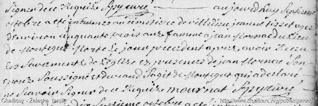 EC15 Villedieu 1763-10-07 (D) Jeanne Tisset